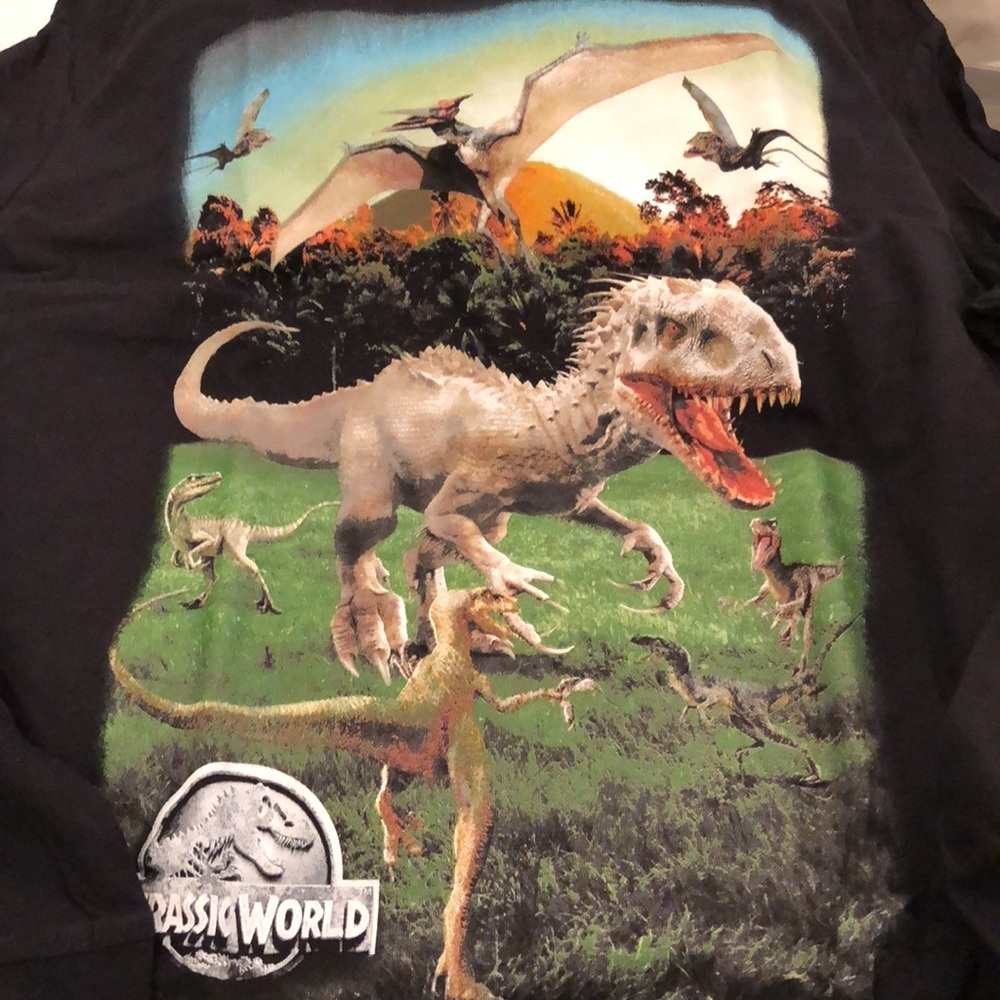 JURASSIC WORLD T-SHIRT Long Sleeves NWT sz L